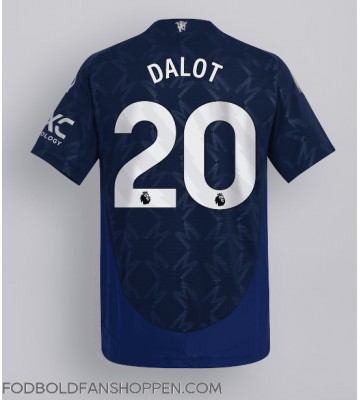Manchester United Diogo Dalot #20 Udebanetrøje 2024-25 Kortærmet